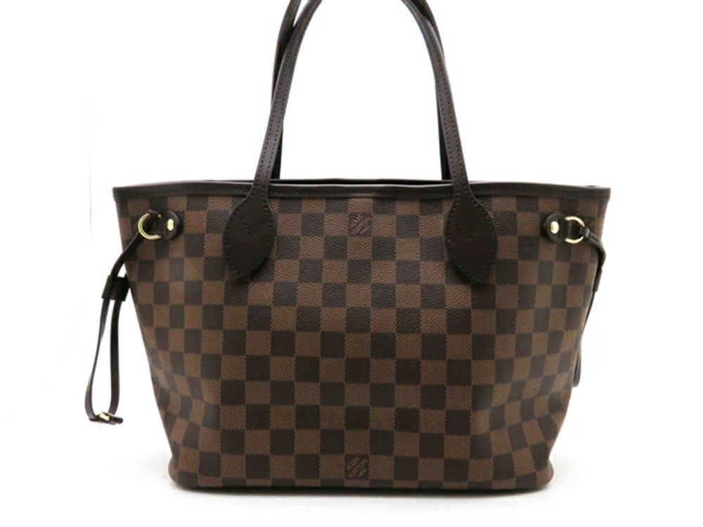 LOUIS VUITTON Bag Tote Neverfull Damier Pouch